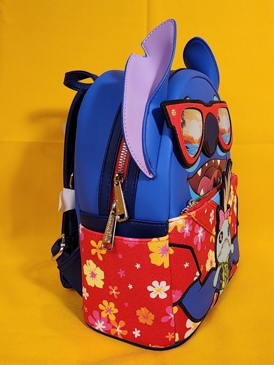 Loungefly Disney Lilo and Stitch Vacation SDCC Limited Edition Mini Backpack NEW main image 11